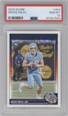 Drake Maye from the 2024 Panini Score set graded by PSA and given an overall grade of 10.