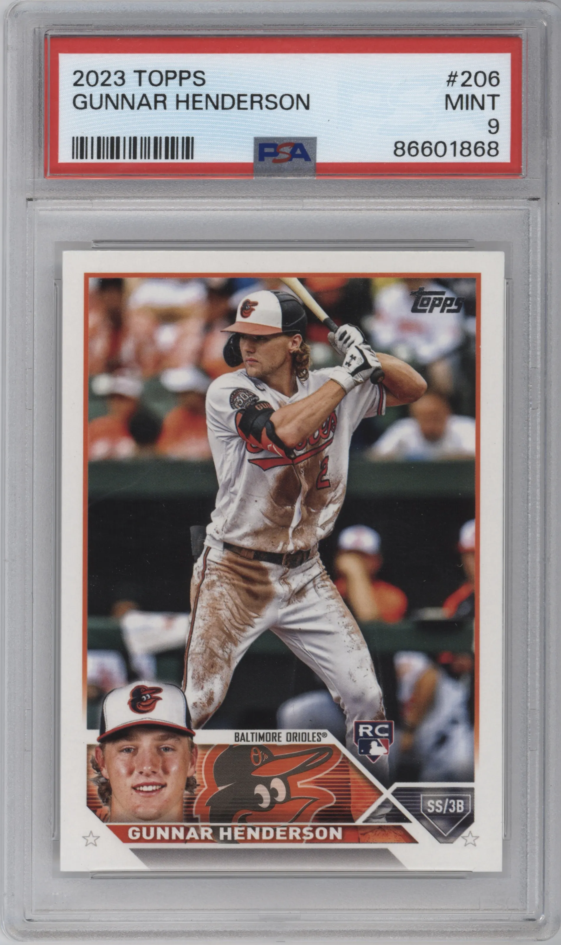 2023 Topps Gunnar Henderson PSA 9