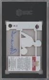 Amen Thompson from the 2023-24 Panini Contenders set featuring a Clear Ticket parallel graded by SGC and given an overall grade of 8.5.