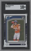 Bo Nix from the 2024 Donruss Optic set graded by SGC and given an overall grade of 10.