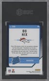 Bo Nix from the 2024 Donruss Optic set graded by SGC and given an overall grade of 10.