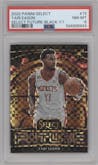 Tari Eason from the 2022-23 Panini Select set featuring a Black parallel graded by PSA and given an overall grade of 8.