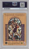Kobe Bryant from the 1996-97 Upper Deck UD3 set graded by PSA and given an overall grade of 9.