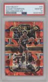 Ausar Thompson from the 2023-24 Panini Select  set featuring a Red Cracked Ice parallel graded by PSA and given an overall grade of 10.
