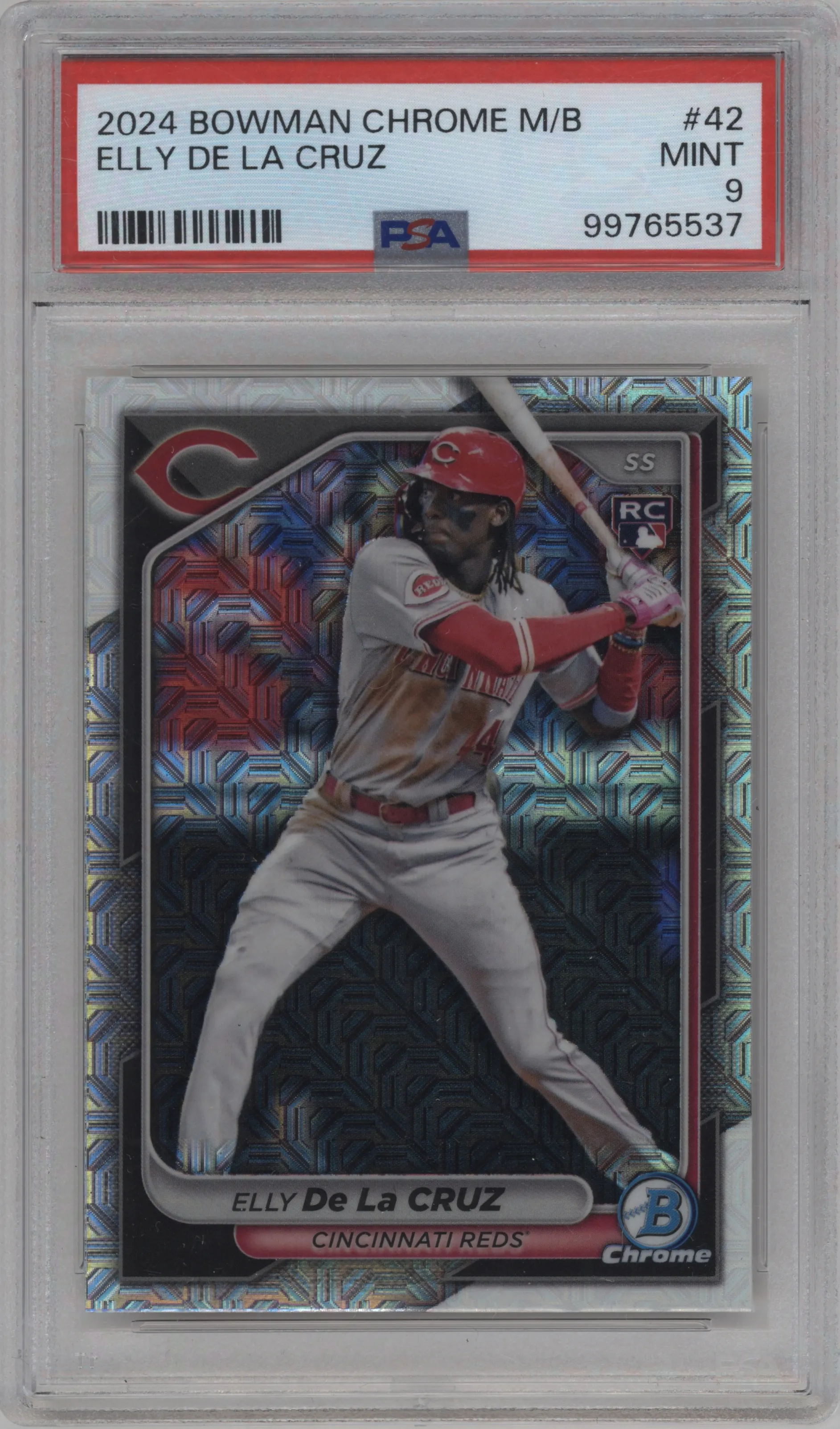 2024 Bowman Chrome Mega Box Elly De La Cruz #42 PSA 9