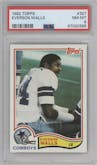 Everson Walls from the 1982 Topps set graded by PSA and given an overall grade of 8.