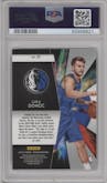 Luka Doncic from the 2018-19 Panini Prizm set graded by PSA and given an overall grade of 10.