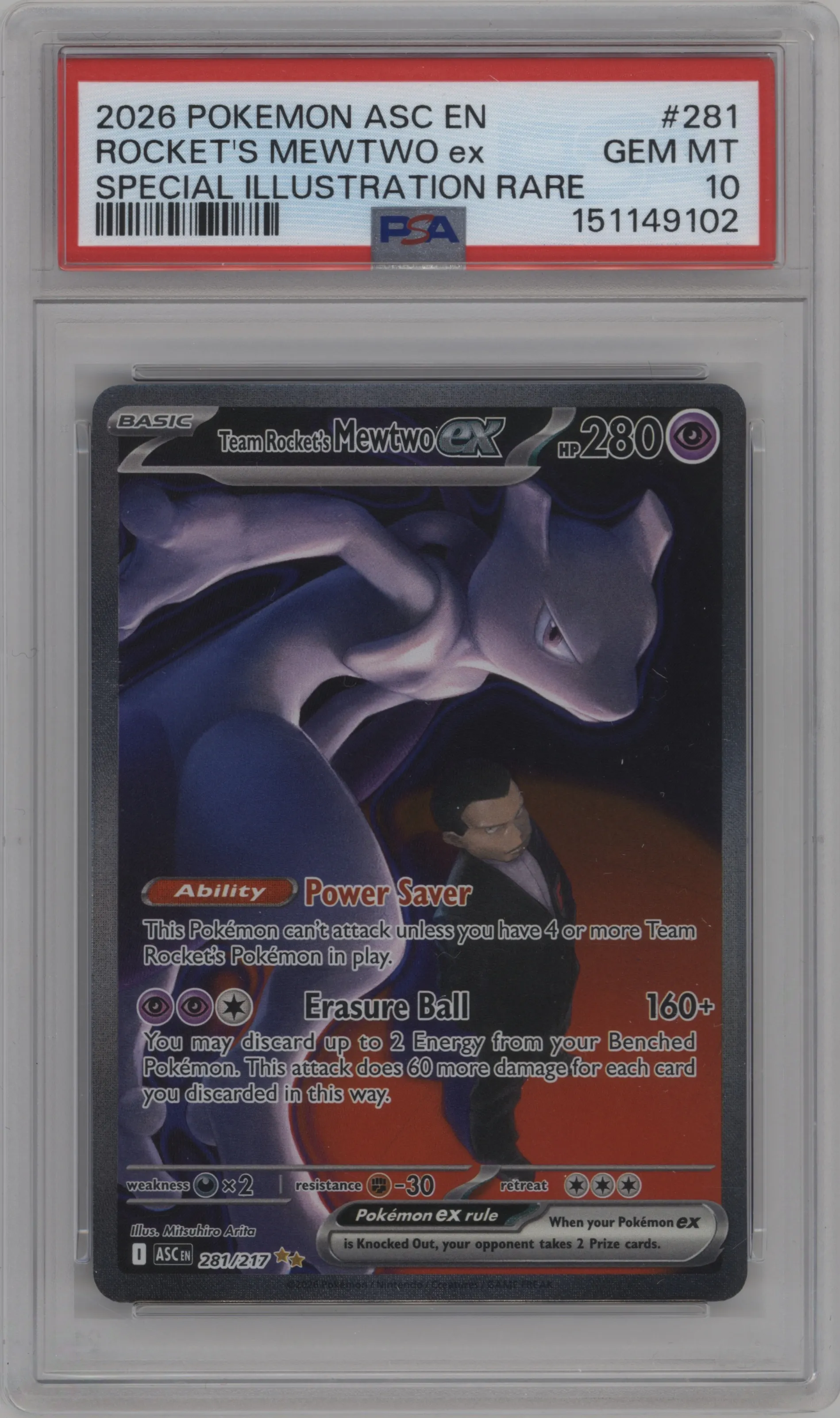 Team Rocket's Mewtwo ex