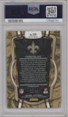 Chris Olave from the 2022 Panini Select set featuring a White Prizm parallel graded by PSA and given an overall grade of 10.