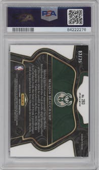 MarJon Beauchamp from the 2022-23 Panini Select set featuring a Disco Blue parallel graded by PSA and given an overall grade of 9.