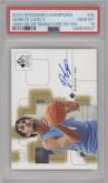 Dereck Lively from the 2023 Upper Deck Goodwin Champions set graded by PSA and given an overall grade of 10.