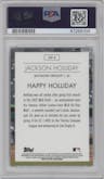 Jackson Holliday from the 2023 Bowman  set graded by PSA and given an overall grade of 10.