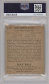 Johnny Evers from the 1940 Play Ball set graded by PSA and given an overall grade of 3.