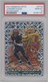 Ja'Marr Chase from the 2021 Panini Donruss Optic set graded by PSA and given an overall grade of 10.