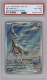 Skarmory from the 2024 Pokemon SV set graded by PSA and given an overall grade of 10.