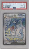 Gyarados ex from the 2023 Pokemon SV set graded by PSA and given an overall grade of 10.