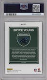 Bryce Young from the 2023 Donruss Optic set graded by PSA and given an overall grade of 10.