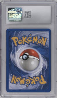 Feraligatr from the 2000 Pokemon Neo Genesis set graded by CSG and given an overall grade of 9.5.