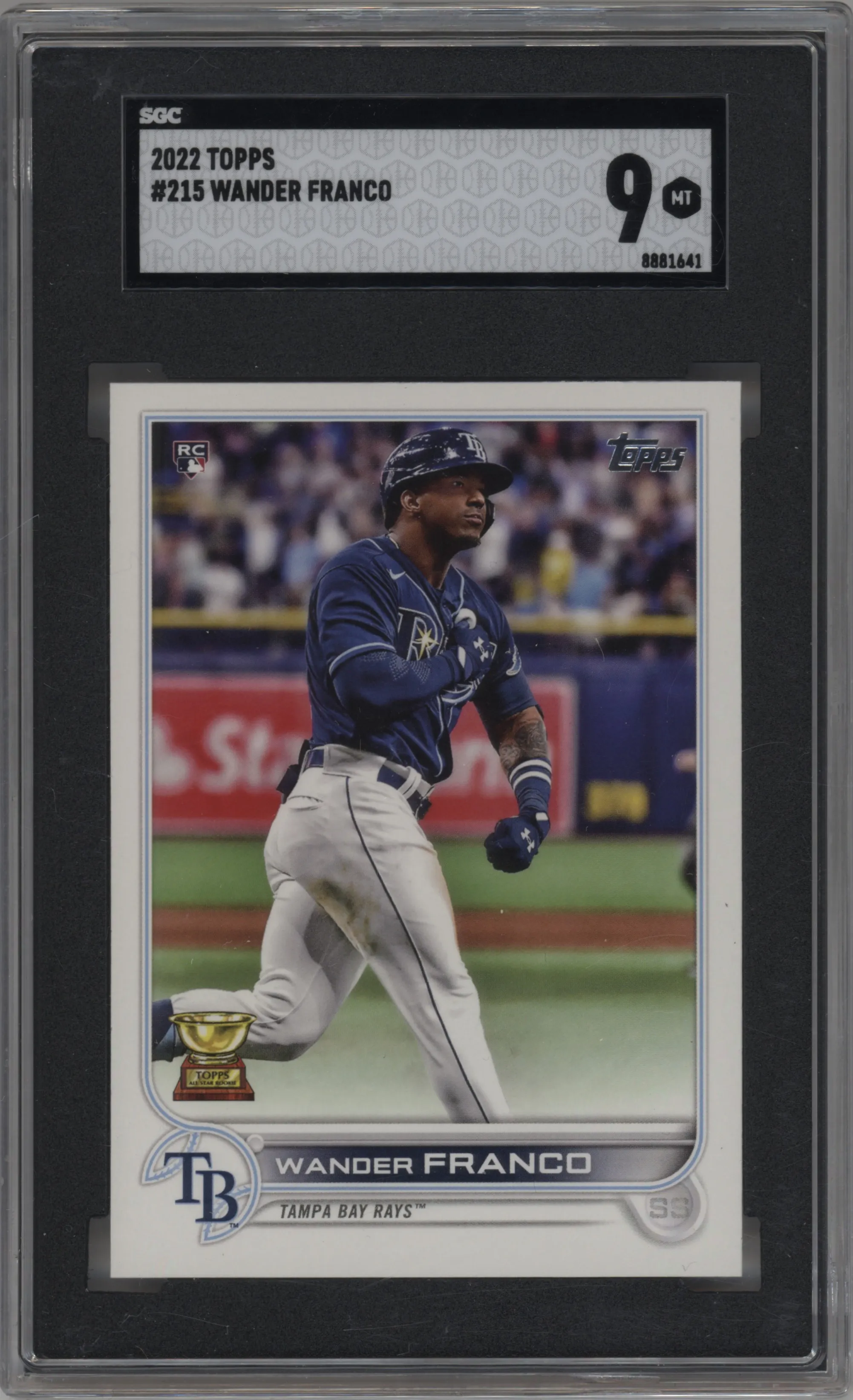 2022 Topps Series 1 Topps Series 1 Wander Franco #215 SGC 9
