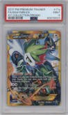 Shaymin EX from the 2017 Pokemon XY set featuring a Premium Trainer's XY Collection parallel graded by PSA and given an overall grade of 9.