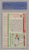 Wayne Terwilliger from the 1955 Topps set graded by PSA and given an overall grade of 6.