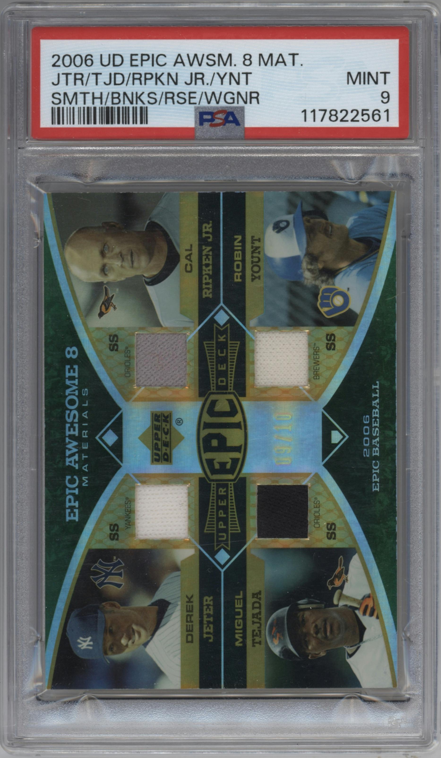 Derek Jeter/Miguel Tejada/Cal Ripken Jr./Robin Yount/Ozzie Smith/Ernie Banks/Pee Wee Reese/Honus Wagner