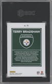 Terry Bradshaw from the 2024 Donruss set graded by SGC and given an overall grade of 9.