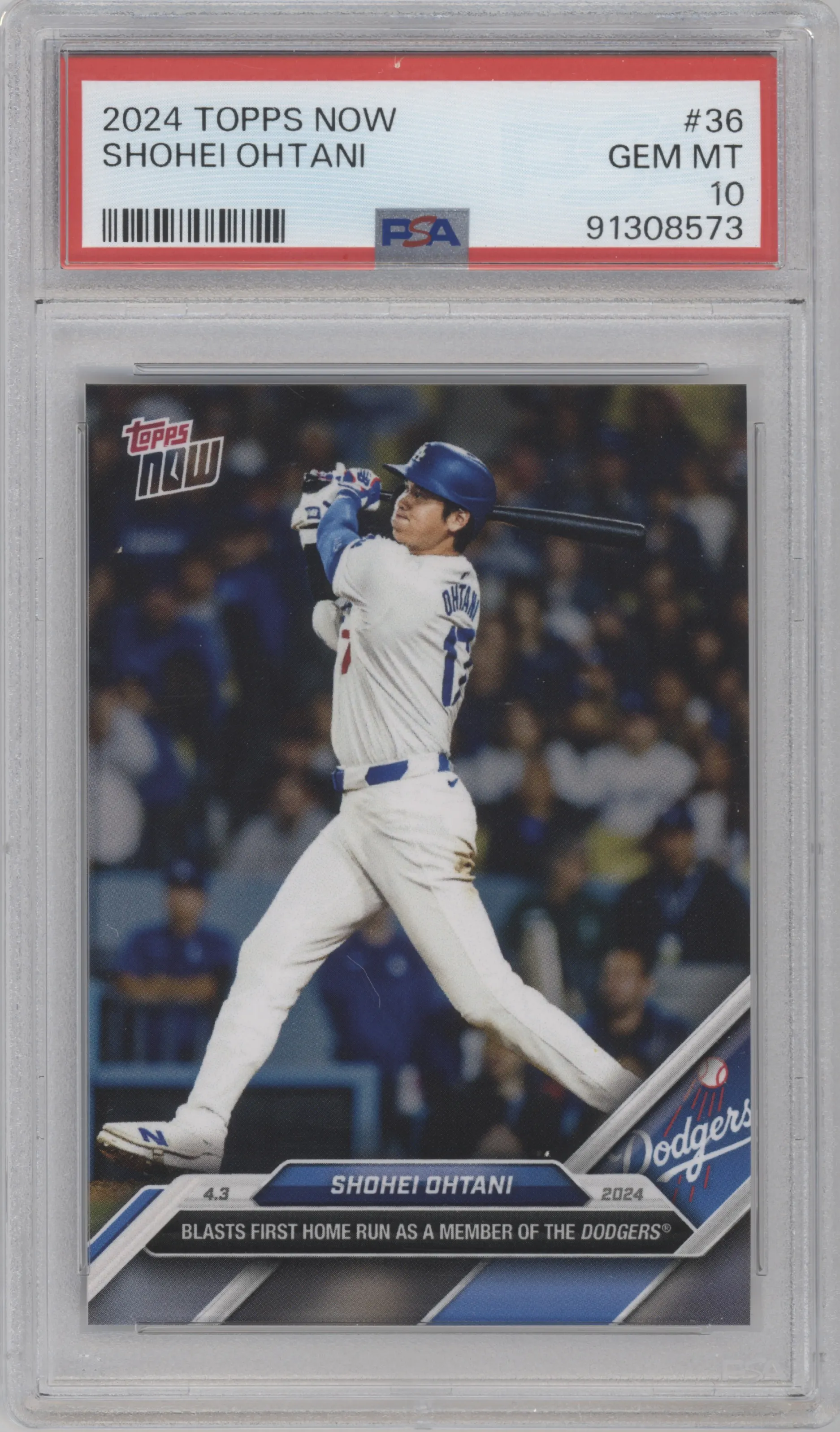 2024 Topps Now Shohei Ohtani PSA 10
