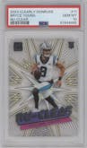 Bryce Young from the 2023 Clearly Donruss set graded by PSA and given an overall grade of 10.