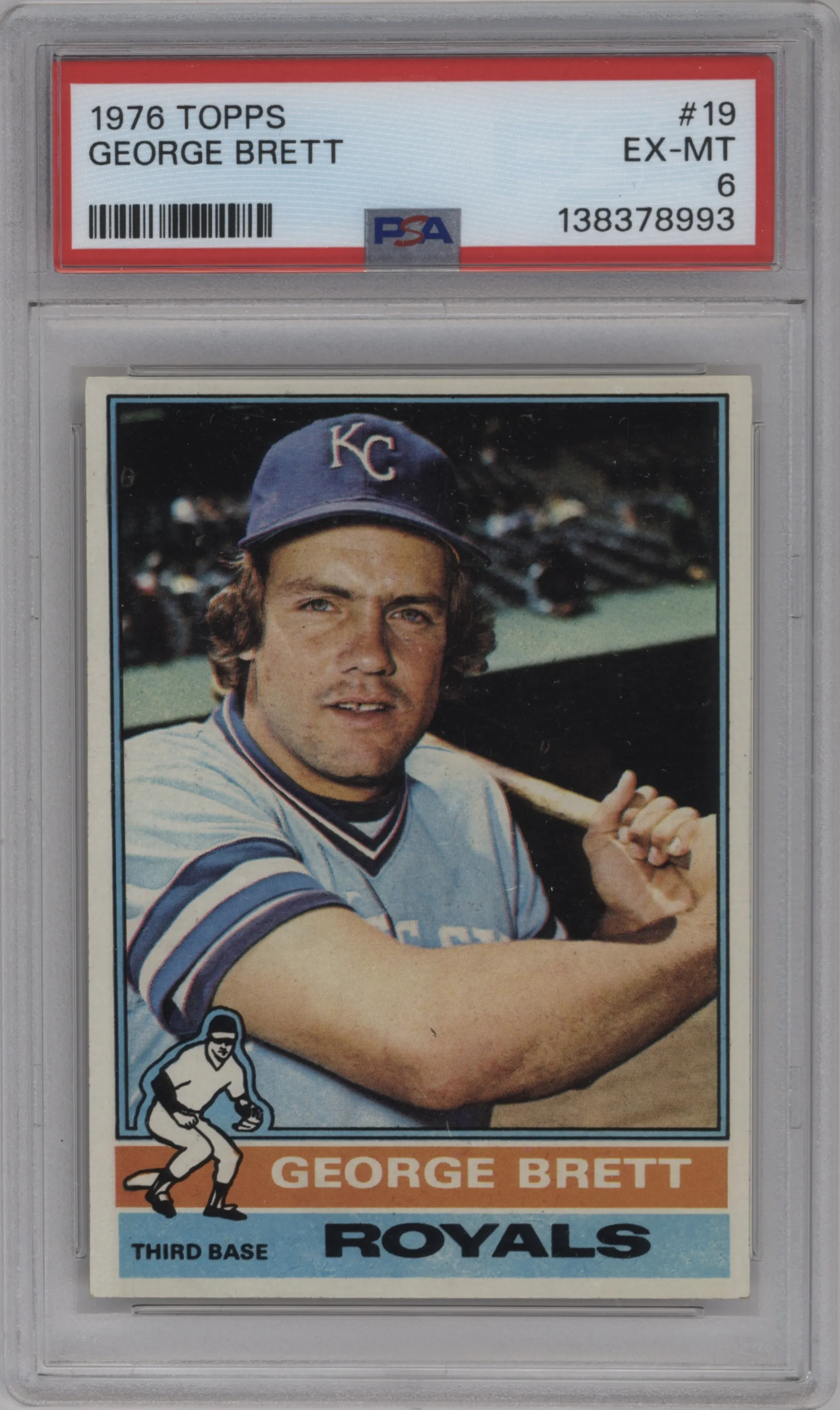 1976 Topps George Brett PSA 6