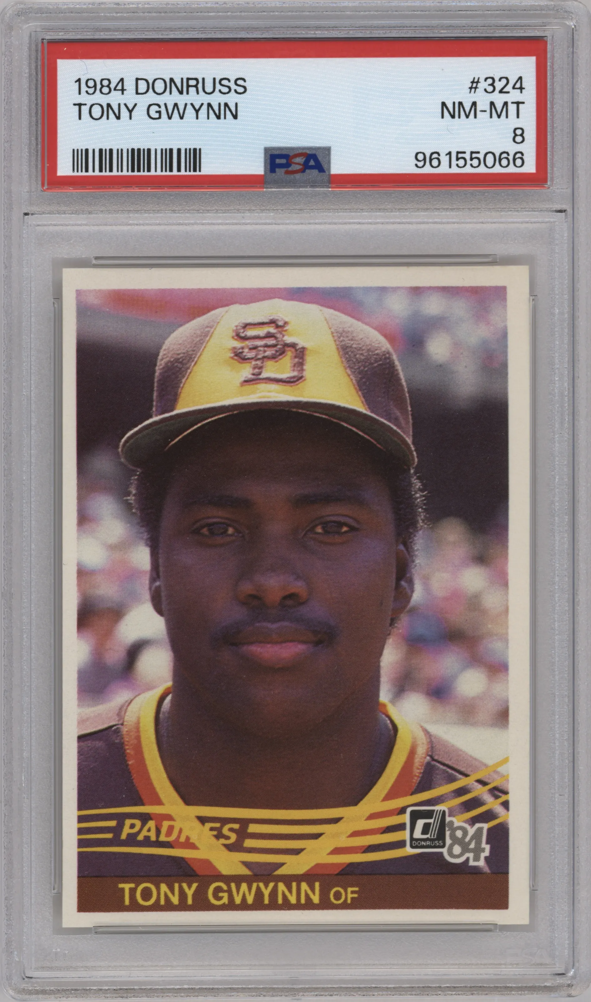 1984 Donruss Tony Gwynn #324 PSA 8