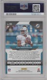 Tua Tagovailoa from the 2020 Panini Prizm set graded by PSA and given an overall grade of 10.