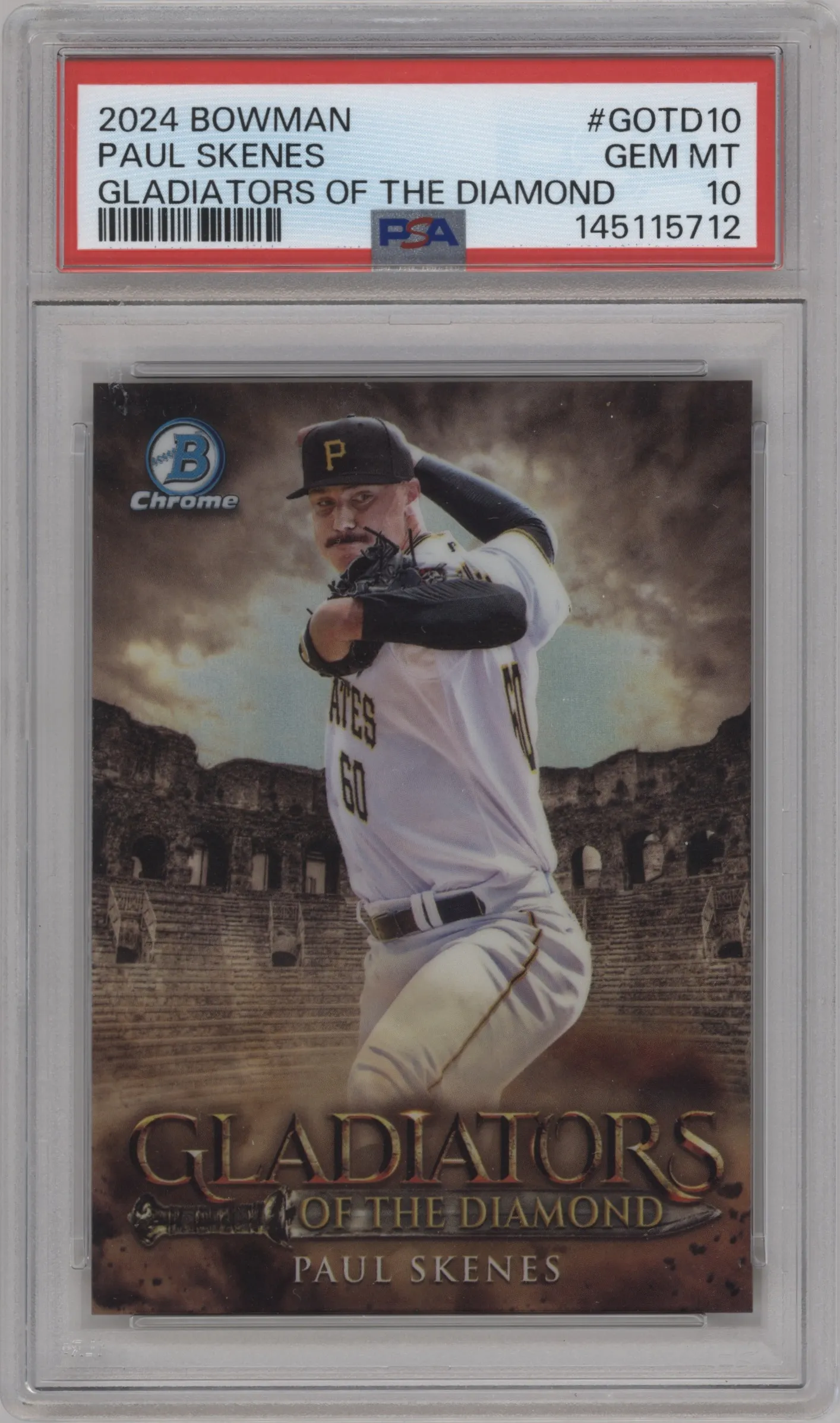 2024 Bowman GOTD Paul Skenes #GOTD-10 PSA 10