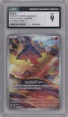 Magby from the 2023 Pokemon SV JPN set graded by CSG and given an overall grade of 9.
