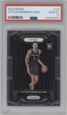 Victor Wembanyama from the 2023-24 Panini Prizm set graded by PSA and given an overall grade of 10.