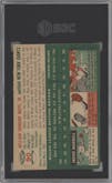 Willie Mays from the 1954 Topps set graded by SGC and given an overall grade of 5.