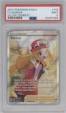 Serena from the 2022 Pokemon SWSH set graded by PSA and given an overall grade of 9.