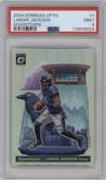 Lamar Jackson from the 2024 Donruss Optic set graded by PSA and given an overall grade of 9.