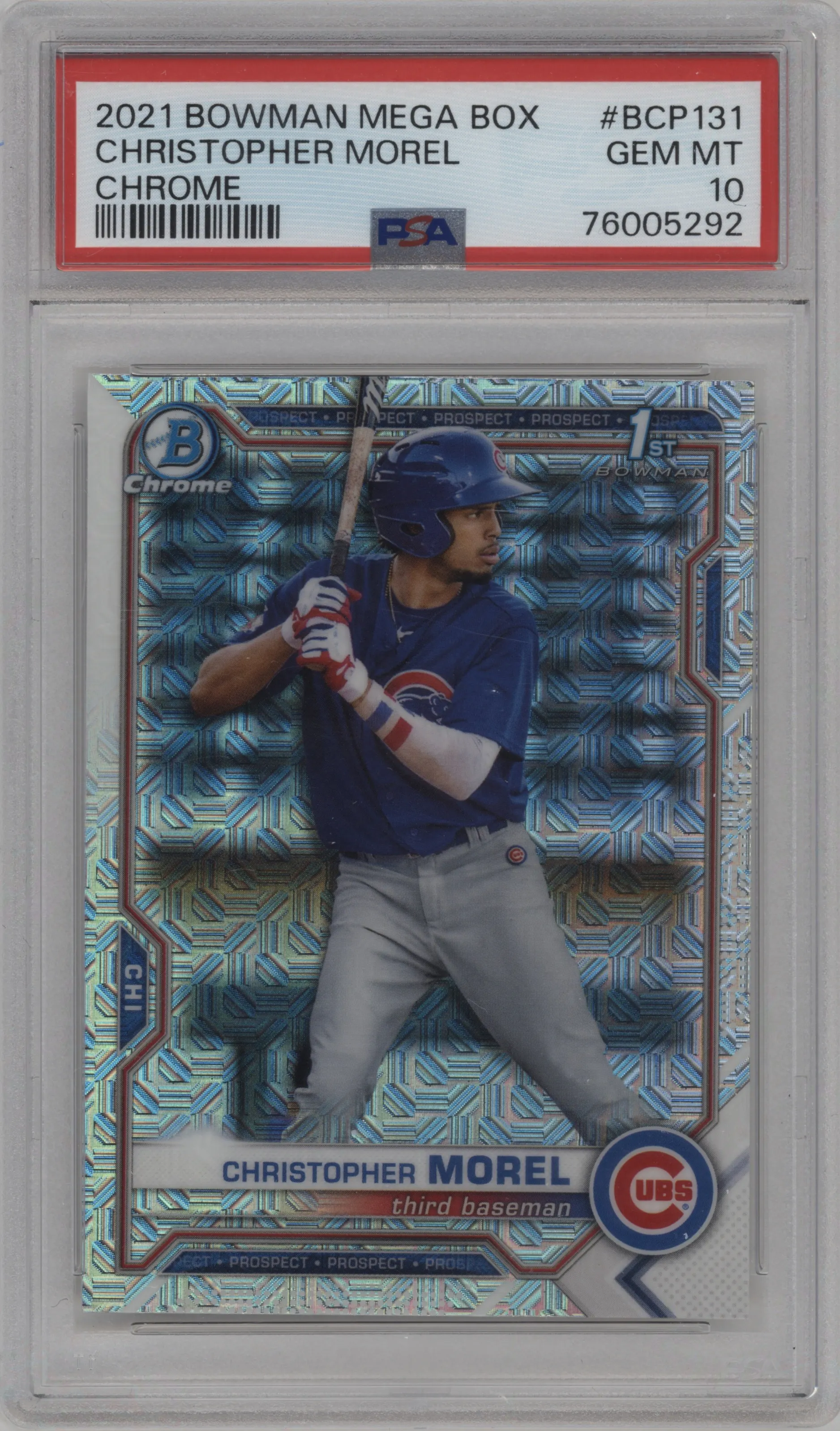 2021 Bowman Mega Box Chr.Pros. Christopher Morel #BCP-131 PSA 10