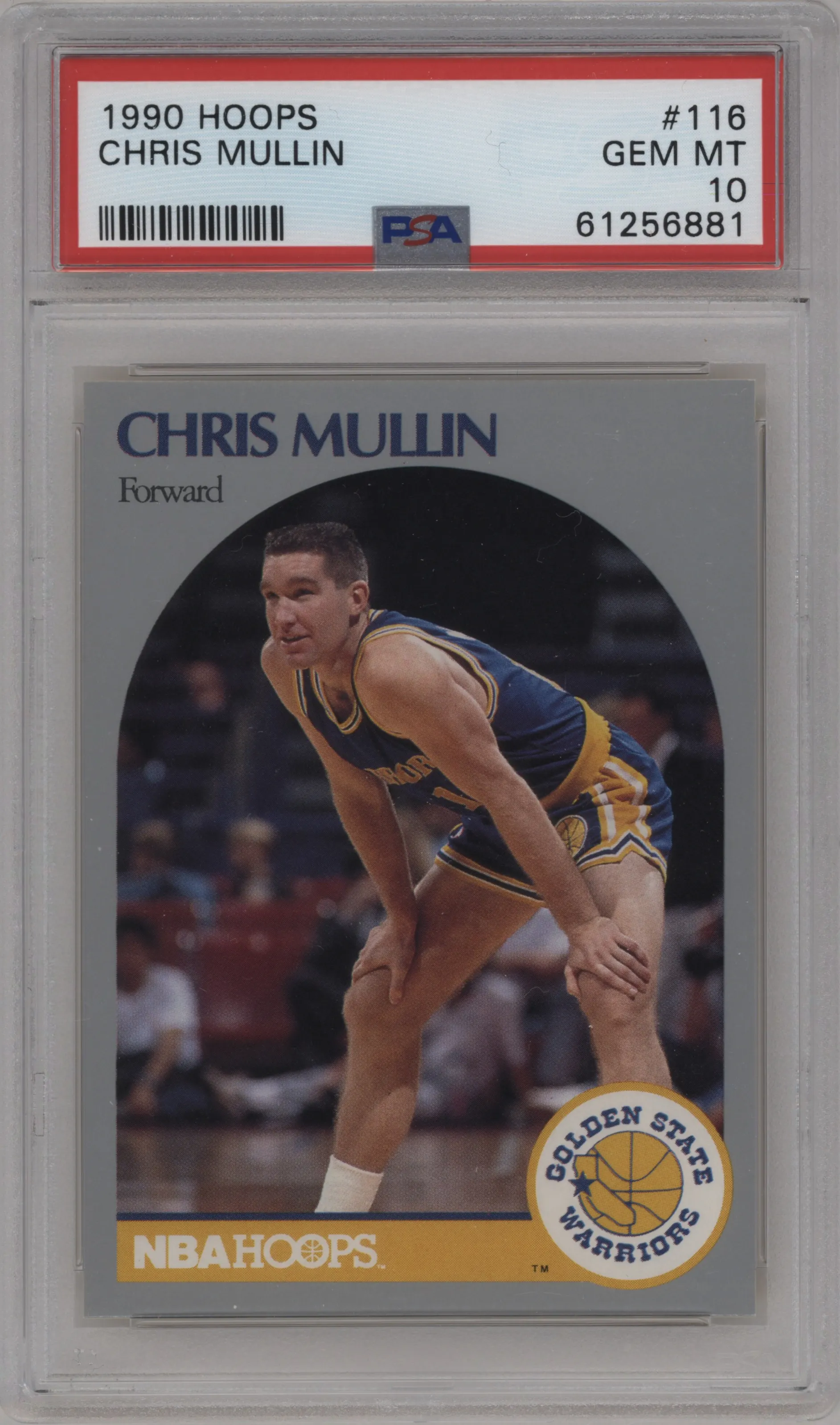 1990 NBA Hoops Chris Mullin PSA 10