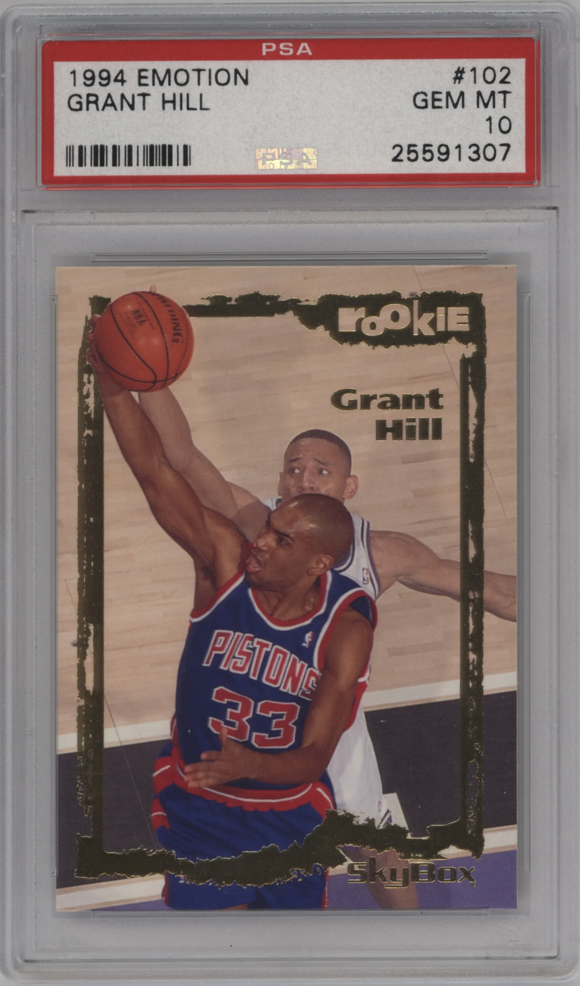 1994 Skybox E-Motion Grant Hill #102 PSA 10