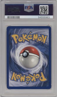 Haunter from the 1999 Pokemon set graded by PSA and given an overall grade of 8.