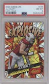 J.J. Watt from the 2022 Panini Absolute set graded by PSA and given an overall grade of 8.
