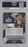 Nikola Jokic from the 2016-17 Panini Prizm  set featuring a Purple Prizm parallel graded by PSA and given an overall grade of 10.