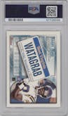 Randy Moss from the 1998 Bowman set graded by PSA and given an overall grade of 10.