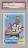 Bobby Joe Conrad from the 1968 Topps set graded by PSA and given an overall grade of 9.