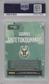 Giannis Antetokounmpo from the 2017-18 Panini Cornerstones set graded by PSA and given an overall grade of 10.