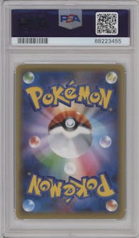 Mew from the 2016 Pokemon XY JPN set graded by PSA and given an overall grade of 10.
