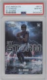 C.J. Stroud from the 2023 Panini Absolute set graded by PSA and given an overall grade of 10.