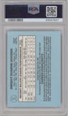 Dwight Gooden from the 1986 Donruss set graded by PSA and given an overall grade of 10.